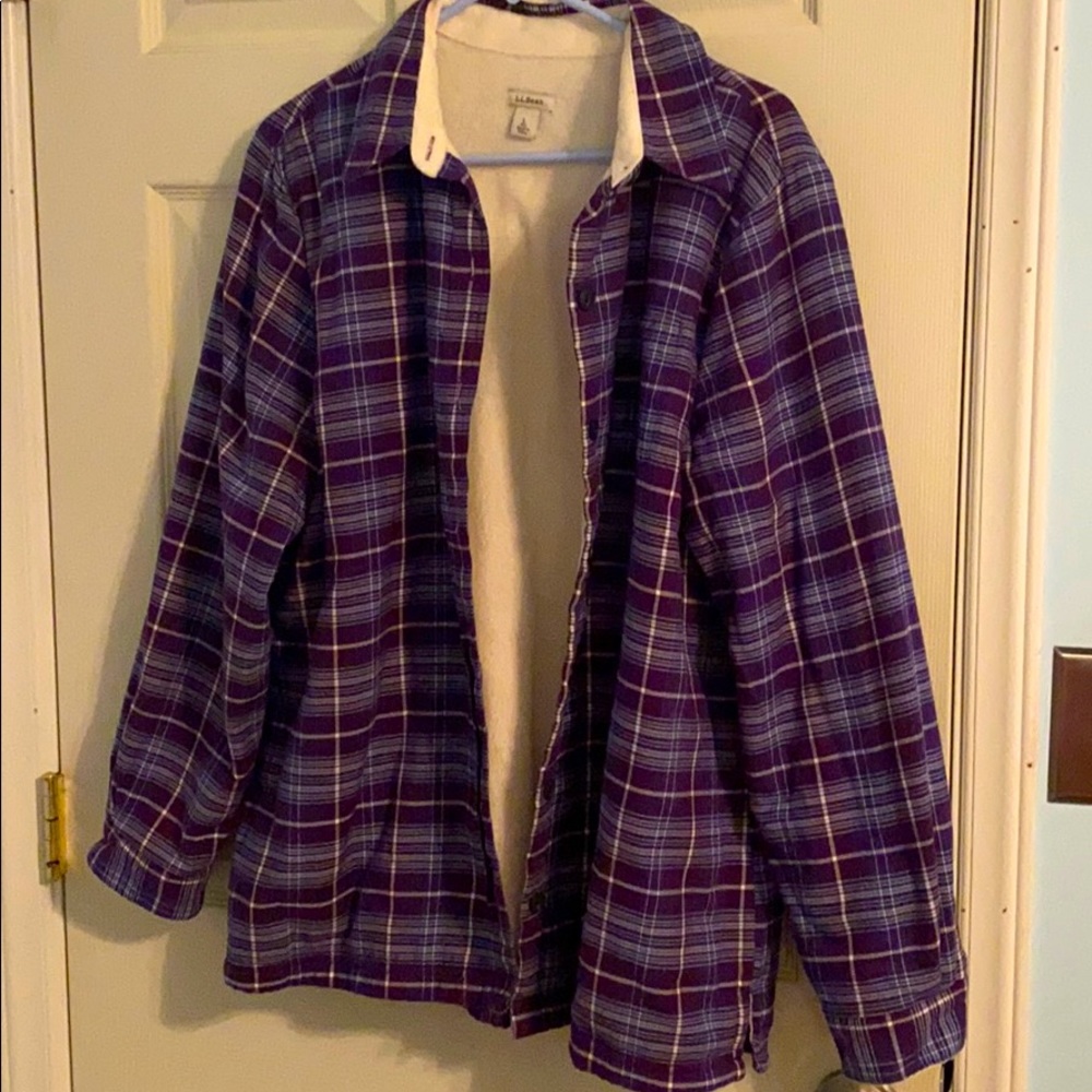 Large LL Bean flannel